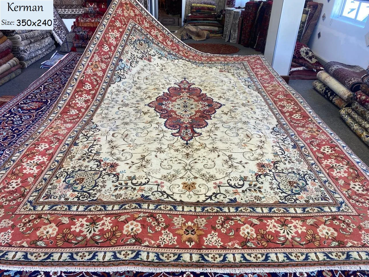 Second hand Kerman carpet