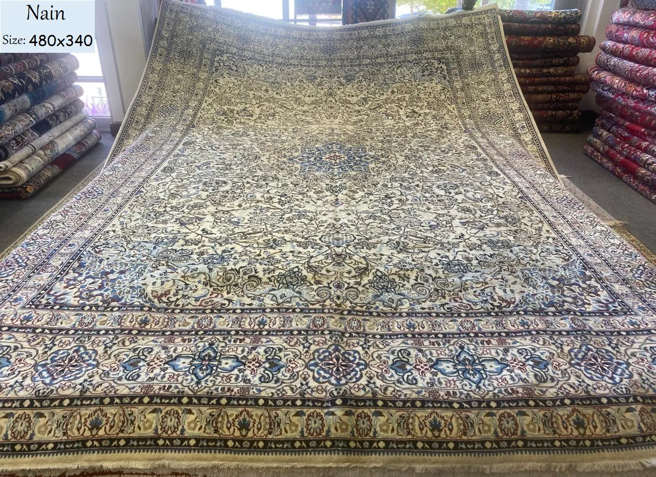 Large vintage Nain carpet